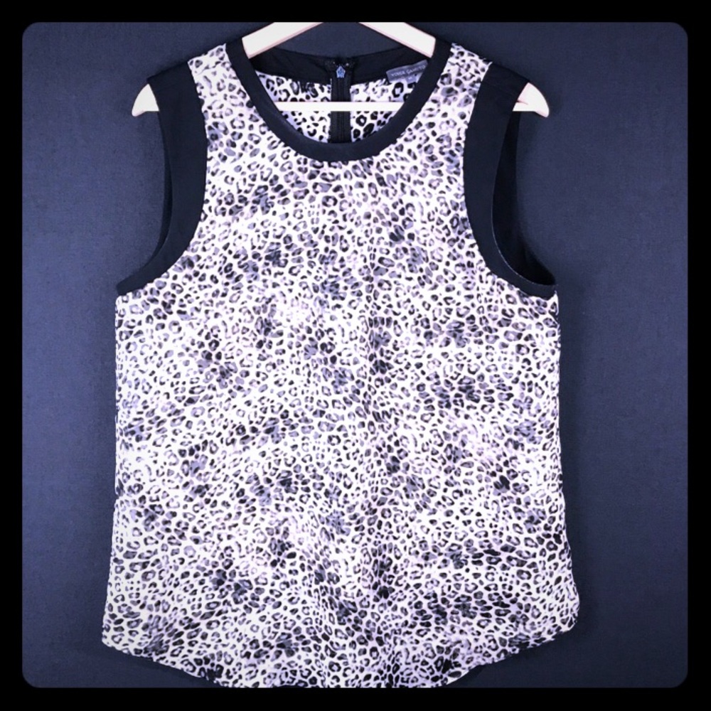 Vince Camuto Leopard Print Blouse